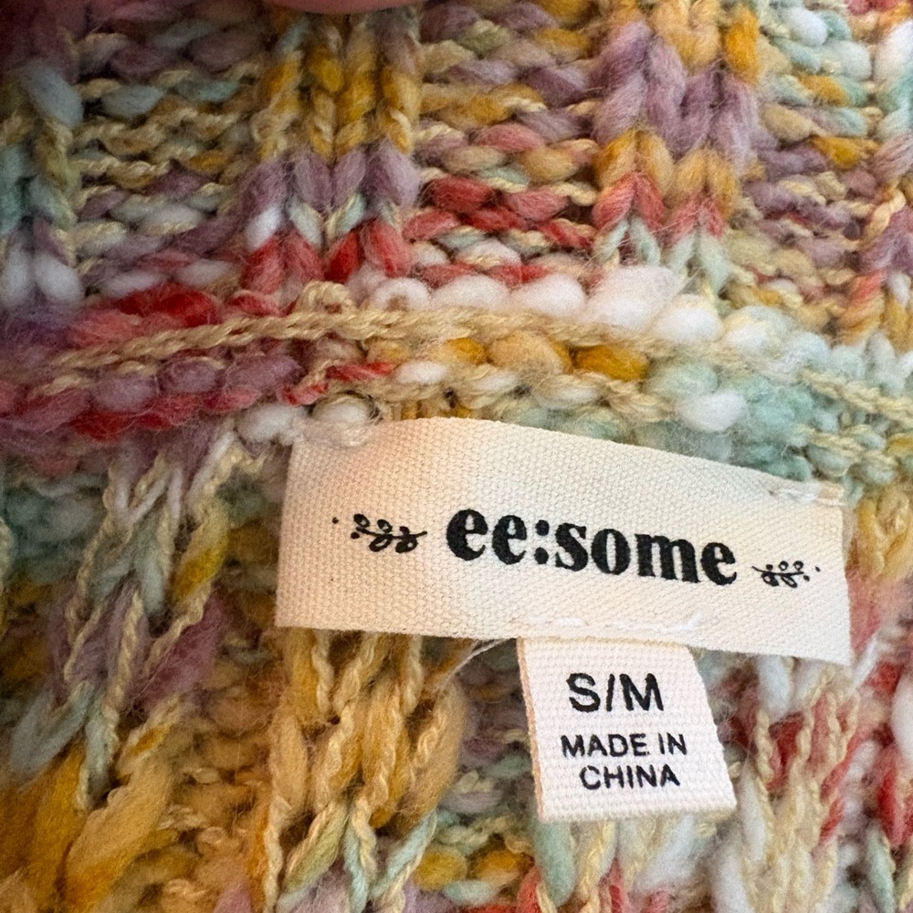 Multicolor Knit Cardigan - Picture 5 of 6
